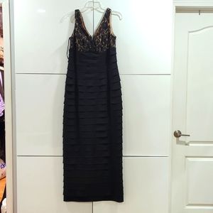 Jessica Howard Lace Evening Gown Dress with a Cropped Jacket